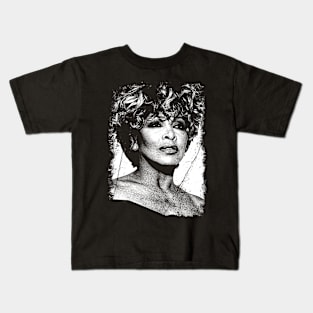 Tina Turner 80s 90s Vintage Kids T-Shirt